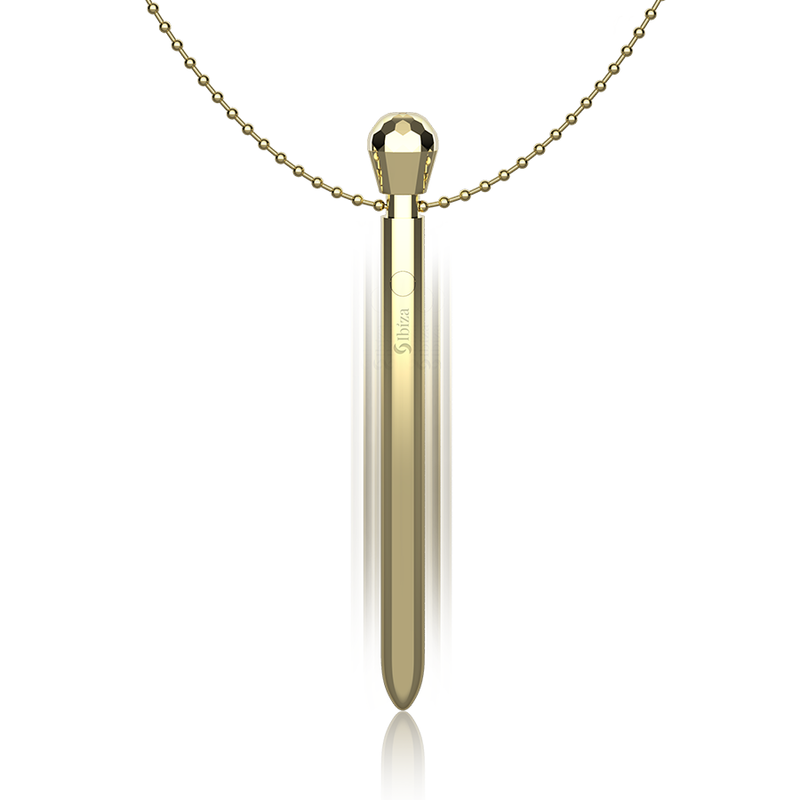Ibiza - Stimulateur De Poche Clito Collier Chargeur Usb 12 Modes De Vibration Doré 12,2 X 1,5 4 IBIZA - STIMULATEUR DE POCHE CLITO COLLIER CHARGEUR USB 12 MODES DE VIBRATION DORÉ 12,2 X 1,5 – Image 4
