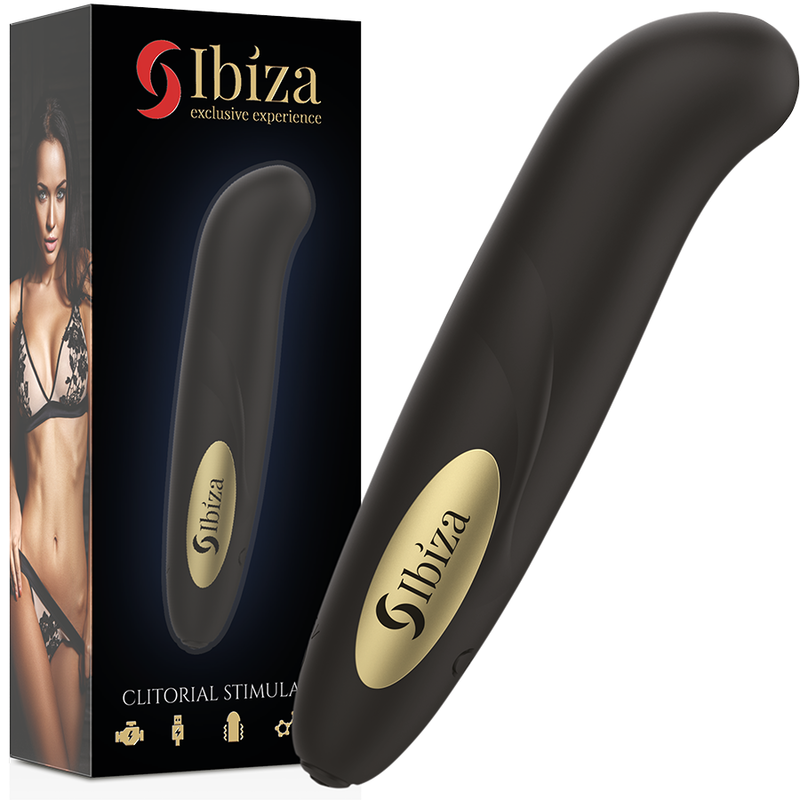 Ibiza - Stimulateur De Clitoris Chargeur Usb 10 Modes De Vibration Doré 13 X 2,9 Cm 2 IBIZA - STIMULATEUR DE CLITORIS CHARGEUR USB 10 MODES DE VIBRATION DORÉ 13 X 2,9 CM – Image 2