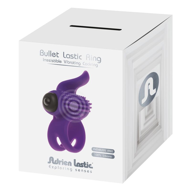 Adrien Lastic - Anneau Vibrateur Violet Bullet Lastic 5 ADRIEN LASTIC - ANNEAU VIBRATEUR VIOLET BULLET LASTIC – Image 5