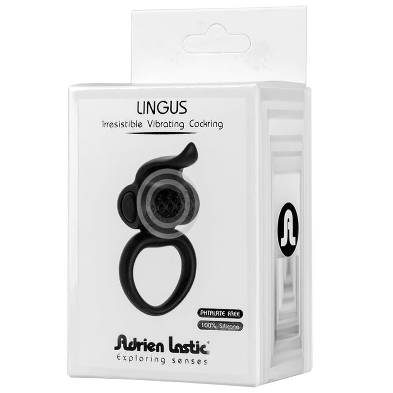 Adrien Lastic - Anneau Vibrateur Lingus Noir 4 ADRIEN LASTIC - ANNEAU VIBRATEUR LINGUS NOIR – Image 4
