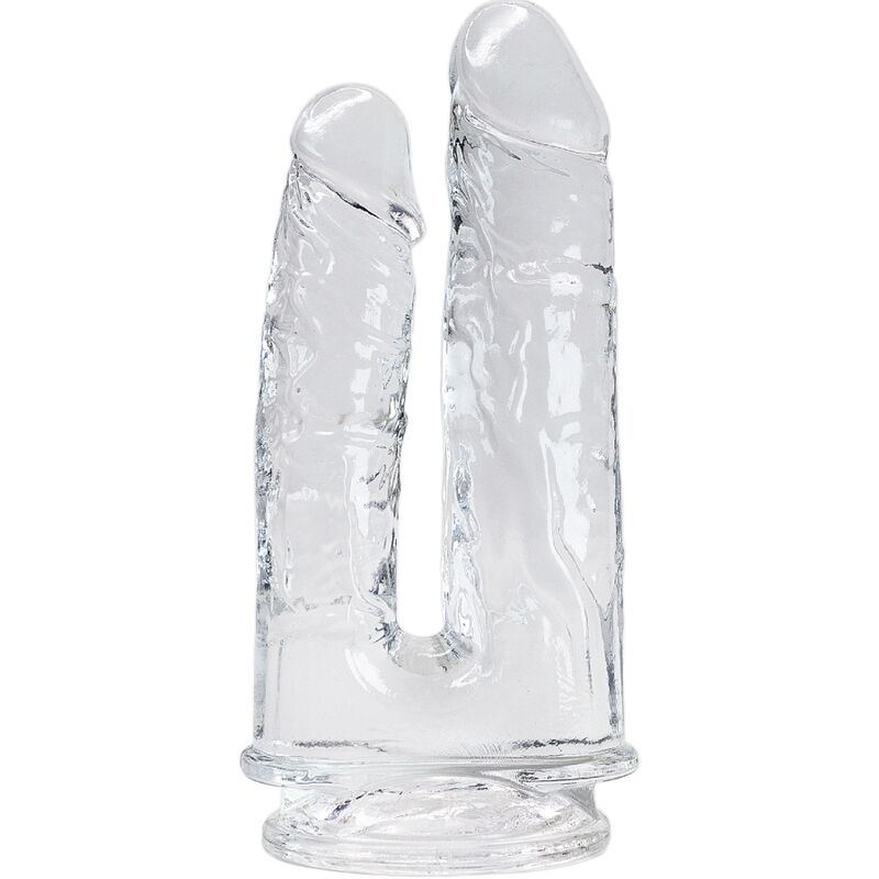 Alive - Imperium Double Pénis Réaliste Transparent 12/14 Cm 2 ALIVE - IMPERIUM DOUBLE PÉNIS RÉALISTE TRANSPARENT 12/14 CM – Image 2