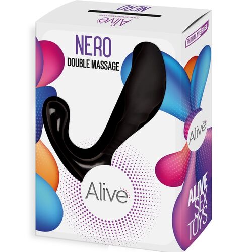 Alive - Nero Double Masseur Anal &Amp; Prostatique 4 ALIVE - NERO DOUBLE MASSEUR ANAL & PROSTATIQUE – Image 4