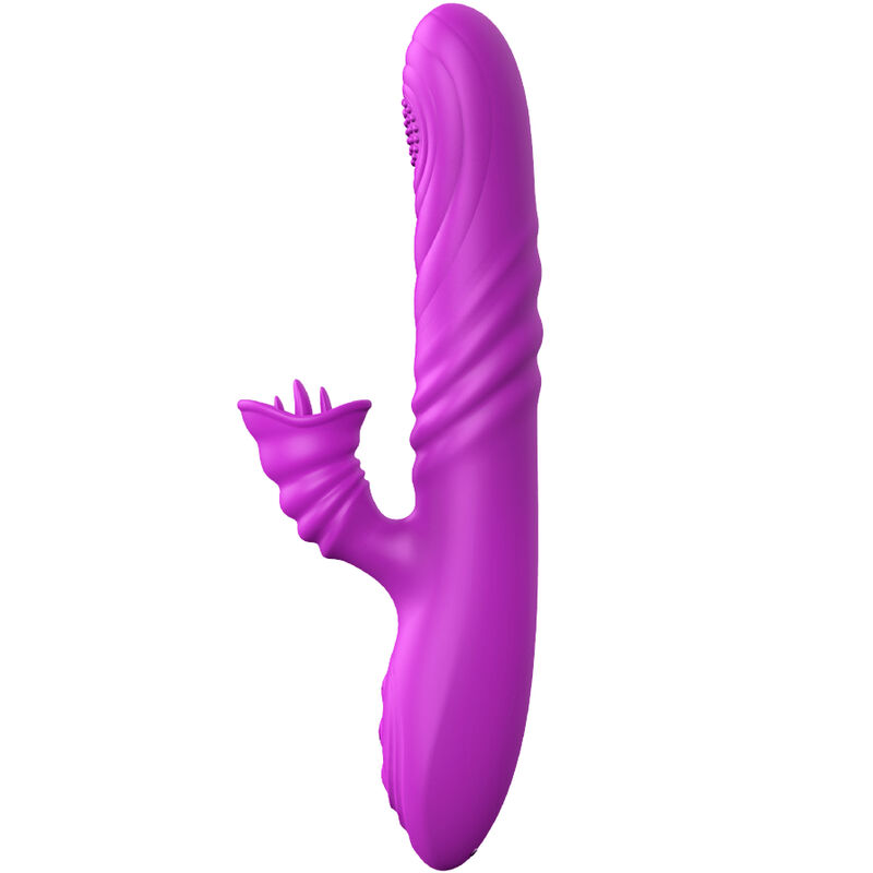 Armony - Vibrateur Multifonction Angelia Avec Langue Stimulante Effet Chaleur Violet 4 ARMONY - VIBRATEUR MULTIFONCTION ANGELIA AVEC LANGUE STIMULANTE EFFET CHALEUR VIOLET – Image 4