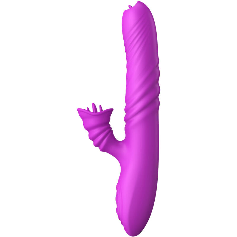 Armony - Vibrateur Multifonction Angelia Double Langue Effet Chaleur Violet 4 ARMONY - VIBRATEUR MULTIFONCTION ANGELIA DOUBLE LANGUE EFFET CHALEUR VIOLET – Image 4