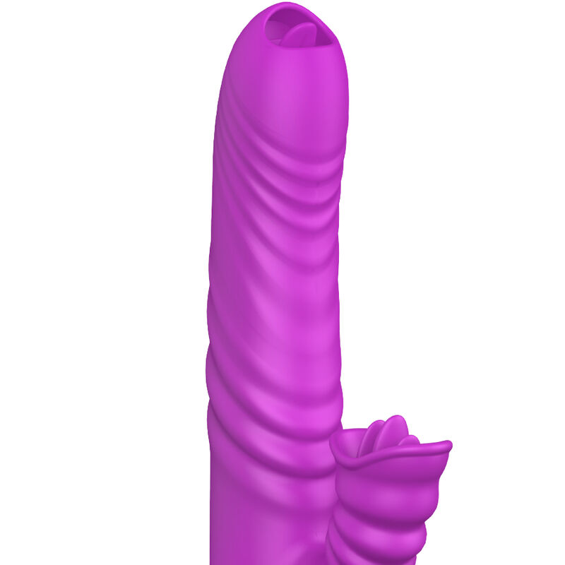 Armony - Vibrateur Multifonction Angelia Double Langue Effet Chaleur Violet 5 ARMONY - VIBRATEUR MULTIFONCTION ANGELIA DOUBLE LANGUE EFFET CHALEUR VIOLET – Image 5
