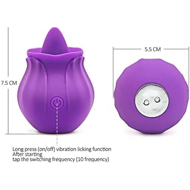 Armony - Vibrateur Fig Avec Langue 5 ARMONY - VIBRATEUR FIG AVEC LANGUE – Image 5