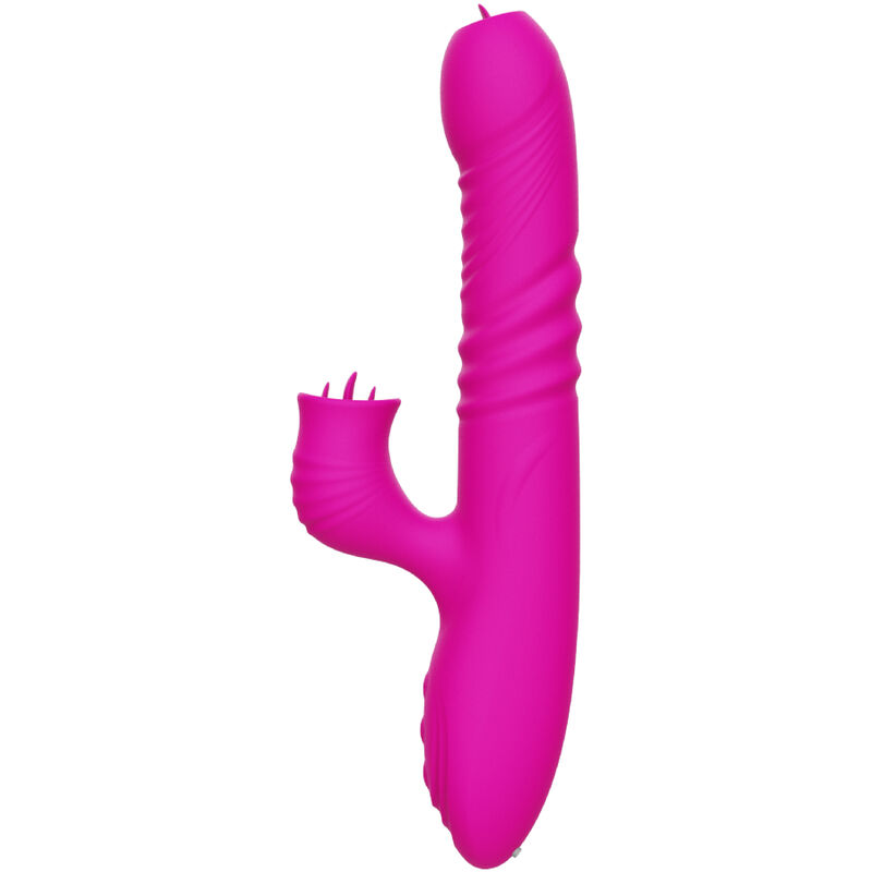 Armony - Vibrateur Multifonction Double Langue Fanny Effet Chaleur Fuchsia 5 ARMONY - VIBRATEUR MULTIFONCTION DOUBLE LANGUE FANNY EFFET CHALEUR FUCHSIA – Image 5