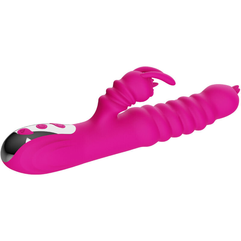 Armony - Vibrateur Multifonction Rabbit Double Langue Effet Chaleur Fuchsia 4 ARMONY - VIBRATEUR MULTIFONCTION RABBIT DOUBLE LANGUE EFFET CHALEUR FUCHSIA – Image 4