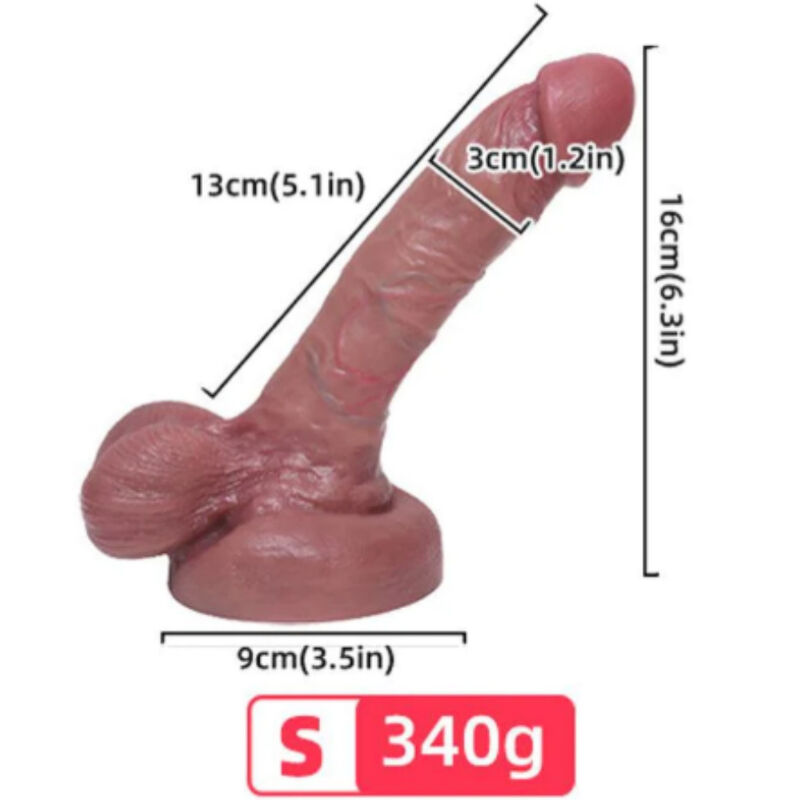 Armony - Gode Réaliste En Silicone Liquide 13 Cm 3 ARMONY - GODE RÉALISTE EN SILICONE LIQUIDE 13 CM – Image 3