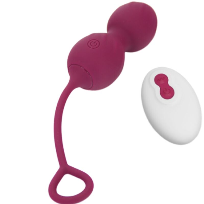 Armony - Blossoms Haltère Vaginale Vibration Télécommande 10 Vibrations Rouge Foncé 3 ARMONY - BLOSSOMS HALTÈRE VAGINALE VIBRATION TÉLÉCOMMANDE 10 VIBRATIONS ROUGE FONCÉ – Image 3