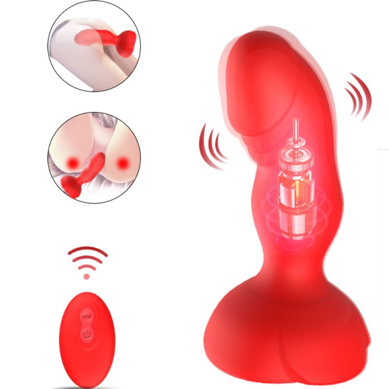 Armony - Extreme A Bloom Vibrateur Rose Et Plug Anal Télécommande Rouge 2 ARMONY - EXTREME A BLOOM VIBRATEUR ROSE ET PLUG ANAL TÉLÉCOMMANDE ROUGE – Image 2