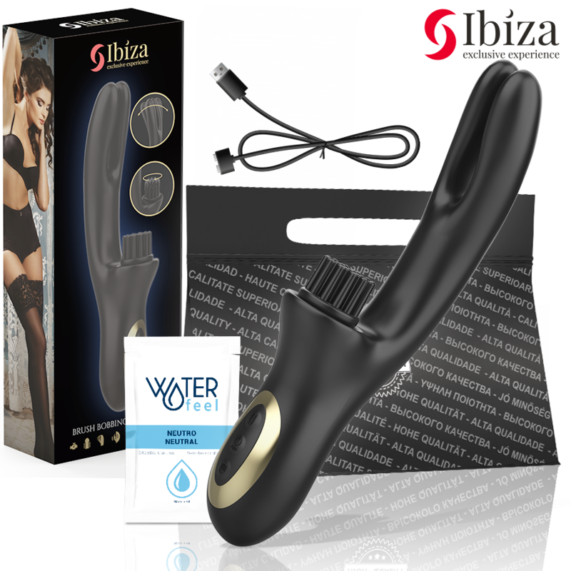 Ibiza - Vibrateur Clitoriale Multicellulaire À Brossage Rabitt Hi-Tech Et Double Ondes 2 IBIZA - VIBRATEUR CLITORIALE MULTICELLULAIRE À BROSSAGE RABITT HI-TECH ET DOUBLE ONDES – Image 2
