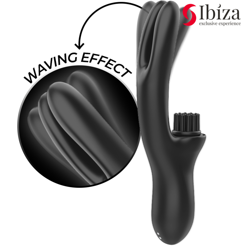 Ibiza - Vibrateur Clitoriale Multicellulaire À Brossage Rabitt Hi-Tech Et Double Ondes 3 IBIZA - VIBRATEUR CLITORIALE MULTICELLULAIRE À BROSSAGE RABITT HI-TECH ET DOUBLE ONDES – Image 3
