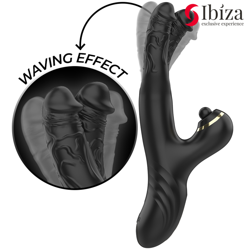 Ibiza - Double Vibrateur Two Dragons Noir 3 IBIZA - DOUBLE VIBRATEUR TWO DRAGONS NOIR – Image 3