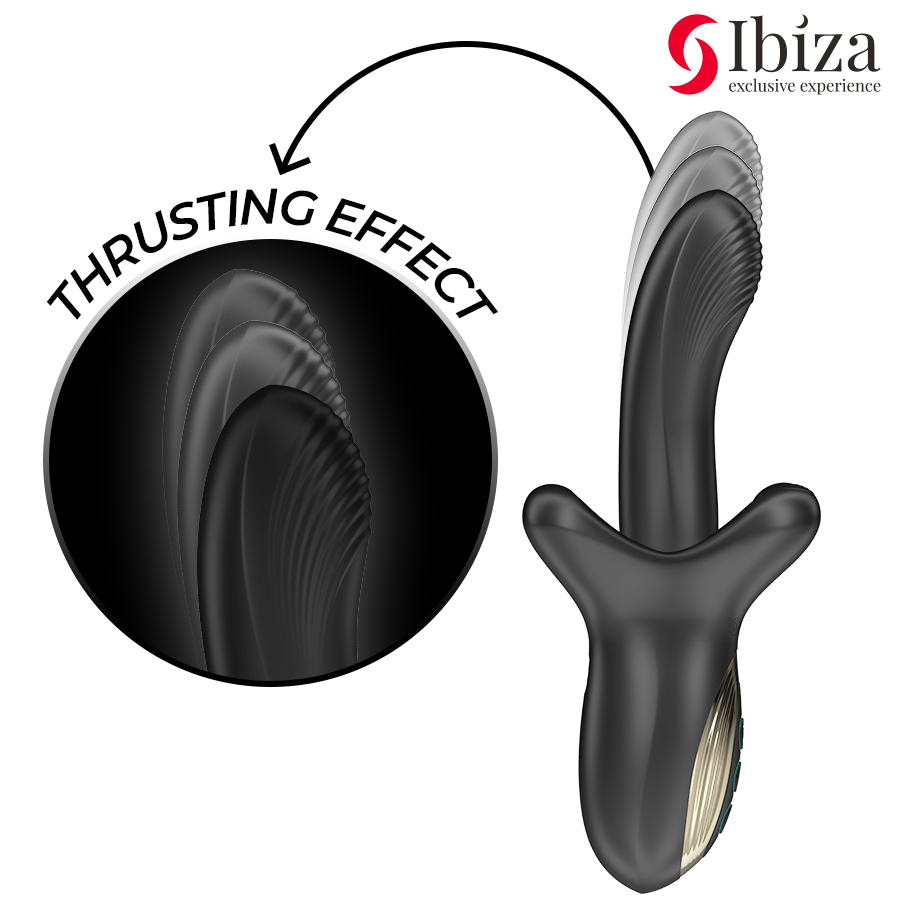 Ibiza - Vibrateur Puissant Avec Effet De Poussée Et De Morsure 5 IBIZA - VIBRATEUR PUISSANT AVEC EFFET DE POUSSÉE ET DE MORSURE – Image 5