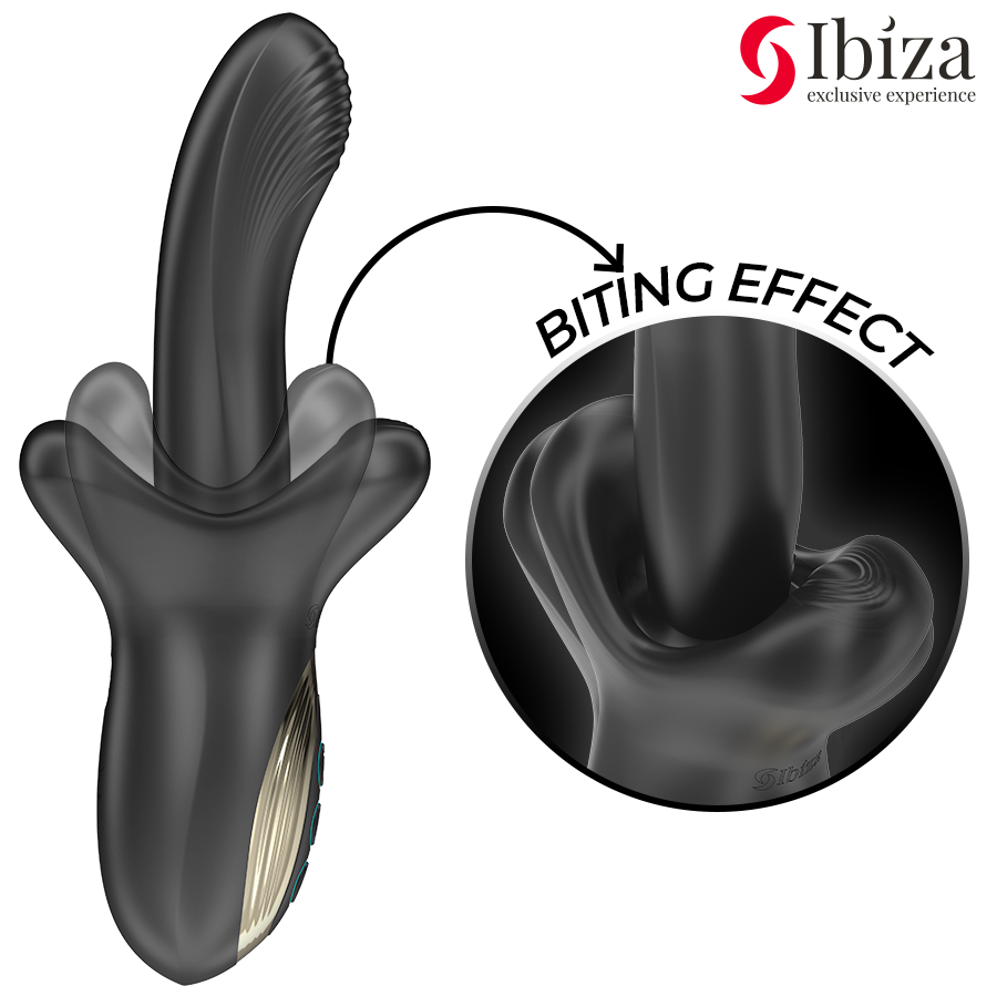 Ibiza - Vibrateur Puissant Avec Effet De Poussée Et De Morsure 3 IBIZA - VIBRATEUR PUISSANT AVEC EFFET DE POUSSÉE ET DE MORSURE – Image 3