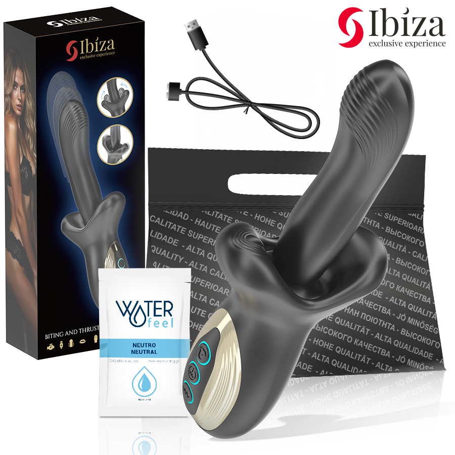 Ibiza - Vibrateur Puissant Avec Effet De Poussée Et De Morsure 2 IBIZA - VIBRATEUR PUISSANT AVEC EFFET DE POUSSÉE ET DE MORSURE – Image 2