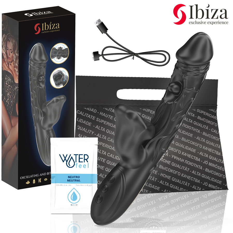 Ibiza - Vibrateur Et Stimulateur De Clitoris Avec Effet De Mordre Et De Rotation 2 IBIZA - VIBRATEUR ET STIMULATEUR DE CLITORIS AVEC EFFET DE MORDRE ET DE ROTATION – Image 2