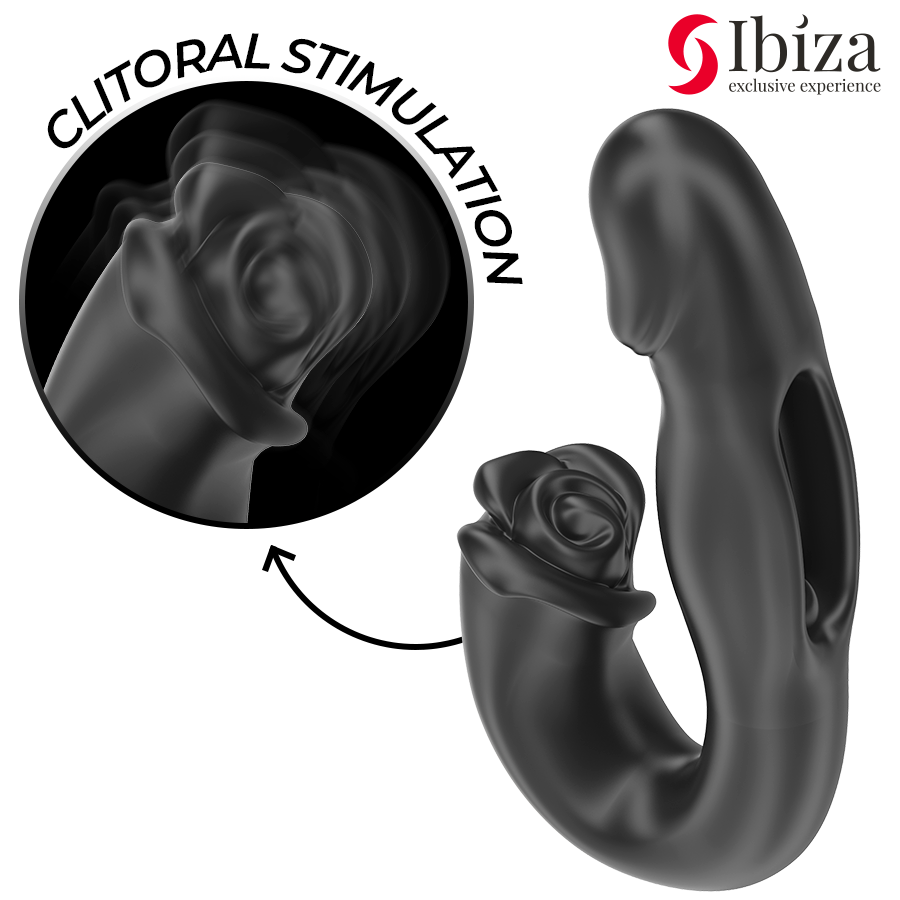 Ibiza - Rose Vibrateur Effet Flicking Et Stimulateur De Clito 4 IBIZA - ROSE VIBRATEUR EFFET FLICKING ET STIMULATEUR DE CLITO – Image 4