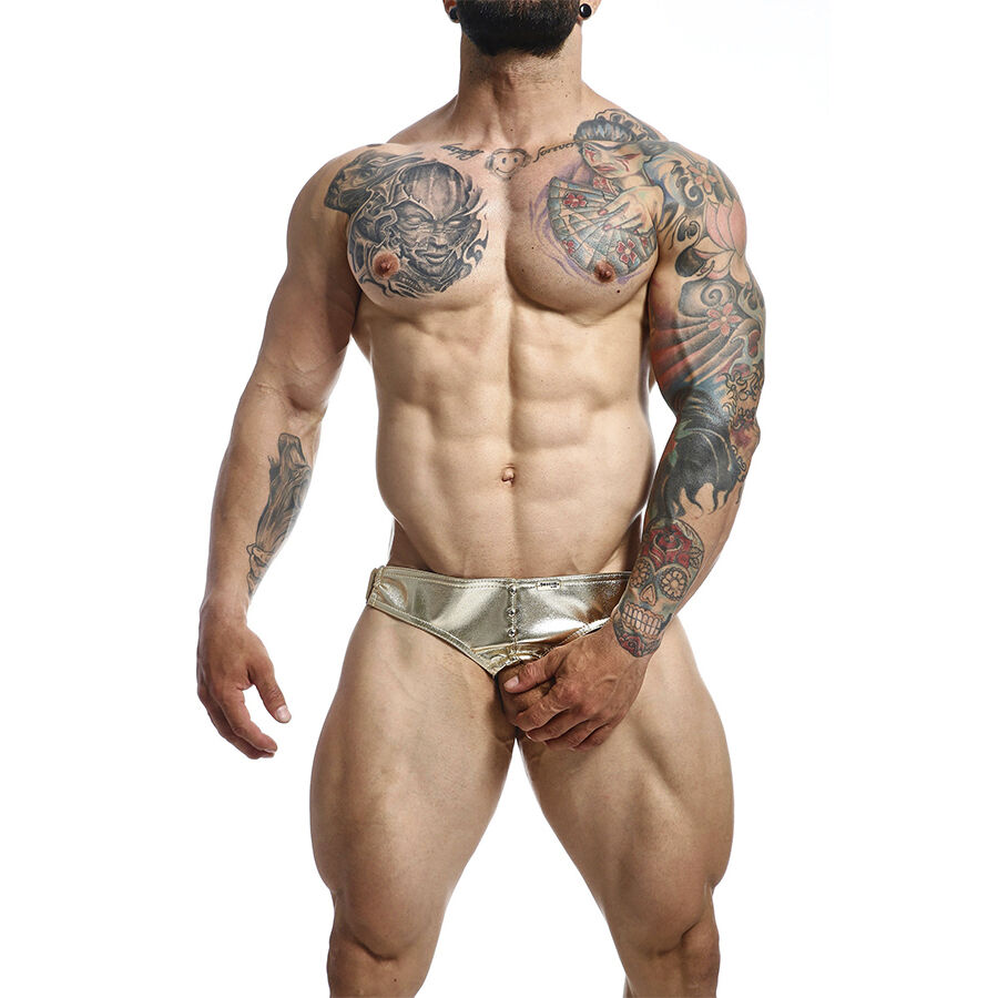 Mob - Dngeon Jockstrap Anneau Pénitentiaire Doré Taille Unique 2 MOB - DNGEON JOCKSTRAP ANNEAU PÉNITENTIAIRE DORÉ TAILLE UNIQUE – Image 2