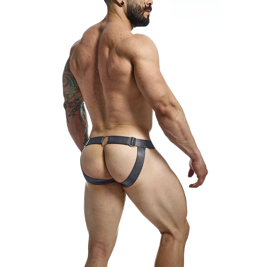 Mob - Jockstrap Dngeon Snap Gris Taille Unique 5 MOB - JOCKSTRAP DNGEON SNAP GRIS TAILLE UNIQUE – Image 5