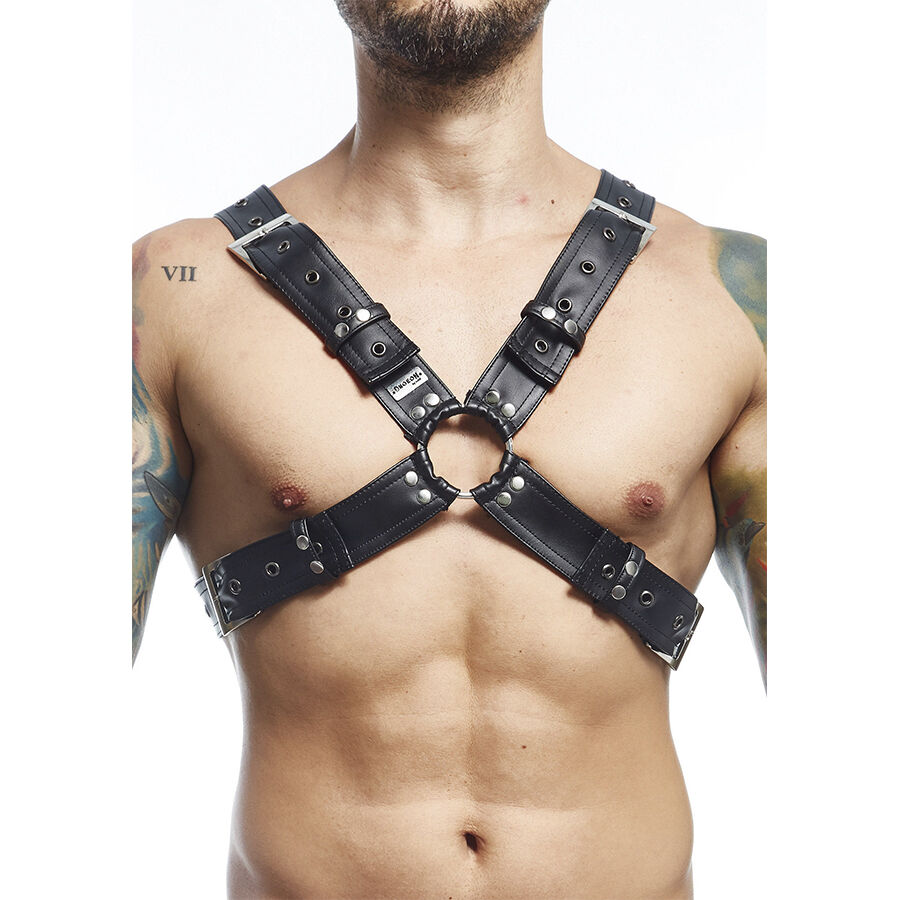 Mob - Ceinture Harnais Noire Dngeon Taille Unique X 2 MOB - CEINTURE HARNAIS NOIRE DNGEON TAILLE UNIQUE X – Image 2