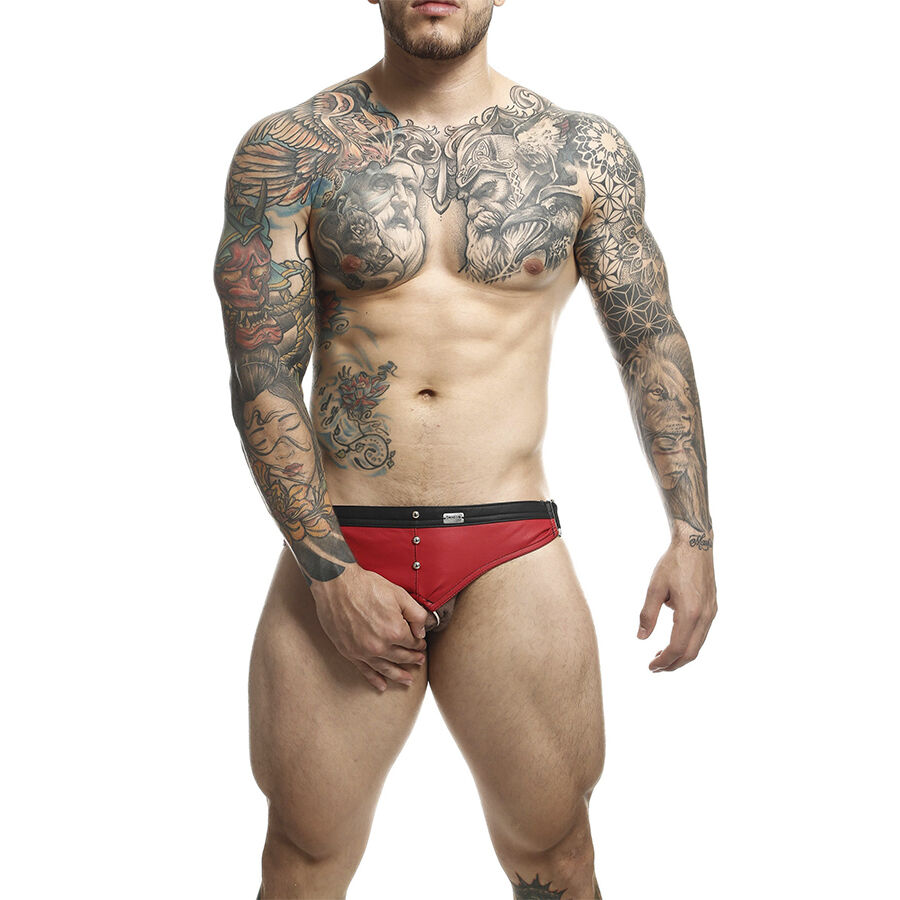 Mob - Dngeon Jockstrap Anneau Pénitenitaire Rouge Taille Unique 2 MOB - DNGEON JOCKSTRAP ANNEAU PÉNITENITAIRE ROUGE TAILLE UNIQUE – Image 2