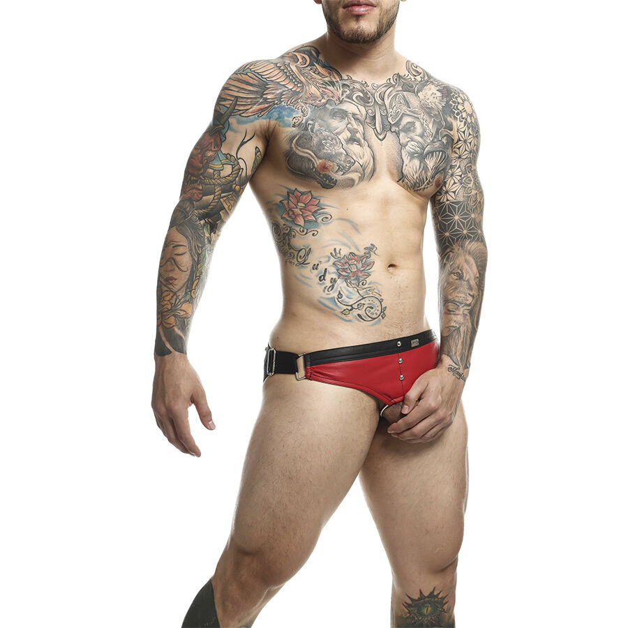 Mob - Dngeon Jockstrap Anneau Pénitenitaire Rouge Taille Unique 4 MOB - DNGEON JOCKSTRAP ANNEAU PÉNITENITAIRE ROUGE TAILLE UNIQUE – Image 4