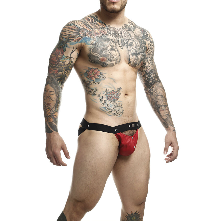 Mob - Dngeon Jockstrap Athlete Rouge Taille Unique 4 MOB - DNGEON JOCKSTRAP ATHLETE ROUGE TAILLE UNIQUE – Image 4