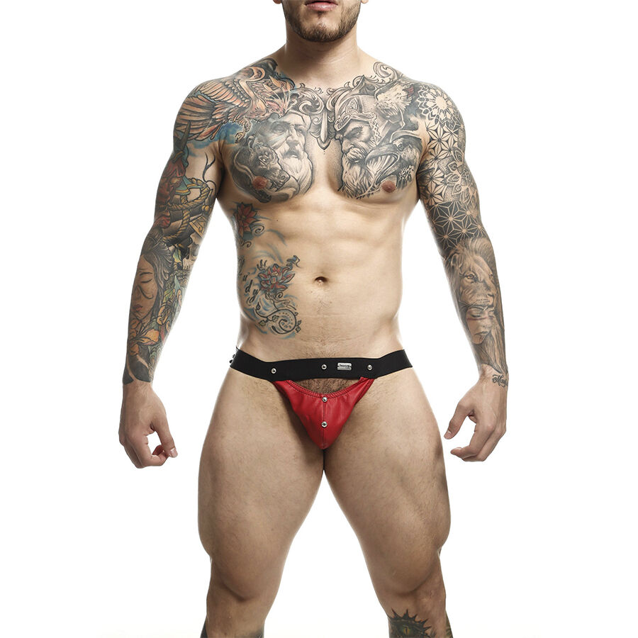 Mob - Dngeon Jockstrap Athlete Rouge Taille Unique 2 MOB - DNGEON JOCKSTRAP ATHLETE ROUGE TAILLE UNIQUE – Image 2