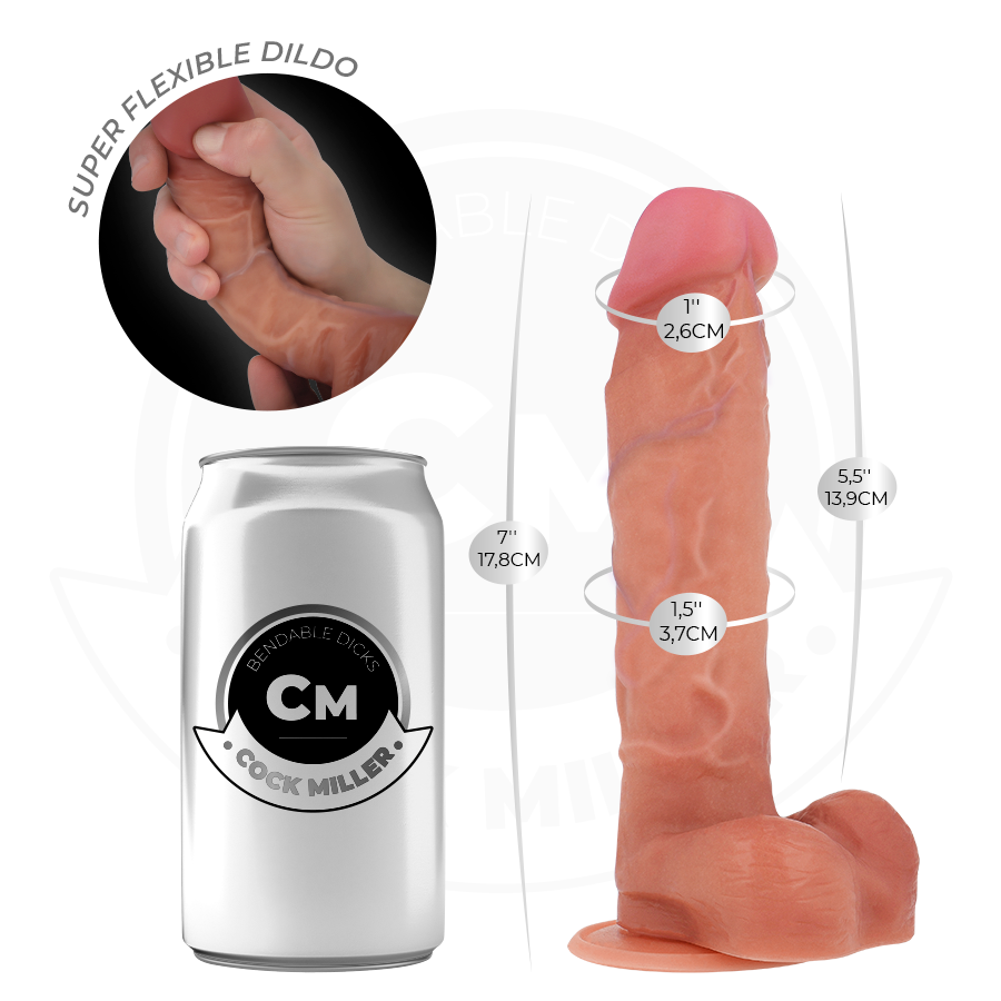 Cock Miller - Gode Articulable Hyperréaliste 17,8 Cm 2 COCK MILLER - GODE ARTICULABLE HYPERRÉALISTE 17,8 CM – Image 2