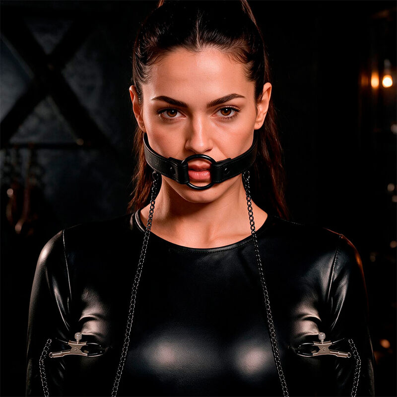 Fetish Submissive - Anneau Billon Avec Pinces À Télémon 2 FETISH SUBMISSIVE - ANNEAU BILLON AVEC PINCES À TÉLÉMON – Image 2