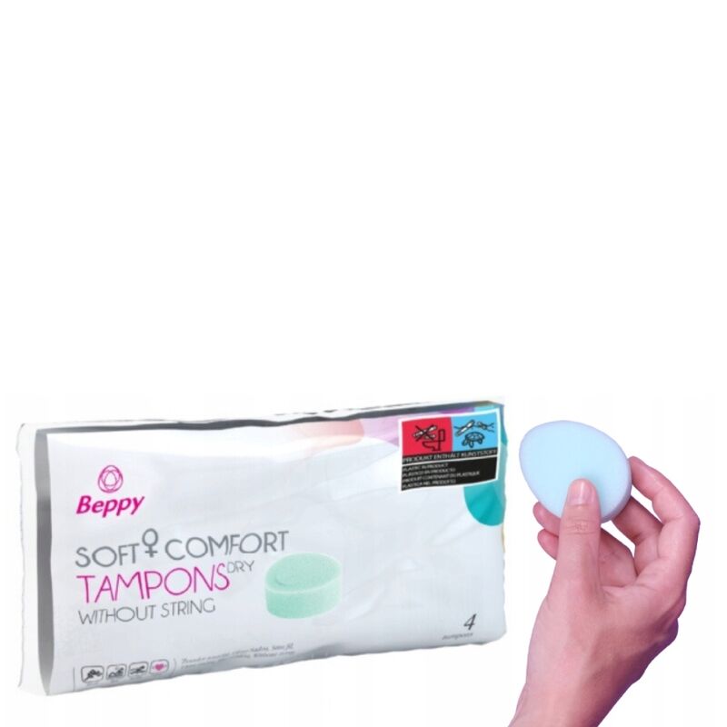 Beppy - Tampons Soft-Confort Sec 4 Unités 4 BEPPY - TAMPONS SOFT-CONFORT SEC 4 UNITÉS – Image 4
