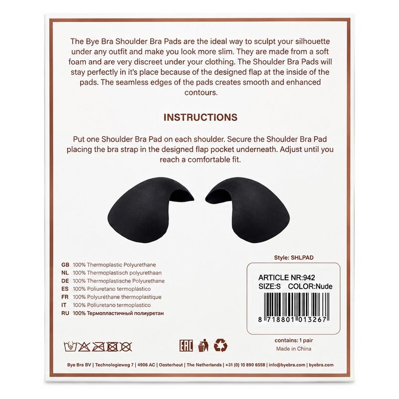 Bye-Bra - Protecteurs Dépaules Support Beige 2 BYE-BRA - PROTECTEURS DÉPAULES SUPPORT BEIGE – Image 2