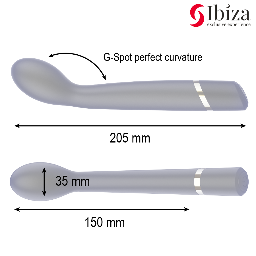 Ibiza - Vibrateur Point G 10 Vibrations Rechargeable 5 IBIZA - VIBRATEUR POINT G 10 VIBRATIONS RECHARGEABLE – Image 5