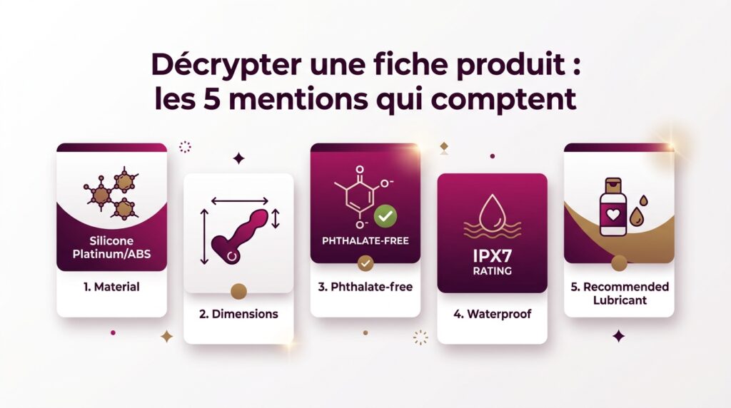 décrypter une fiche produit