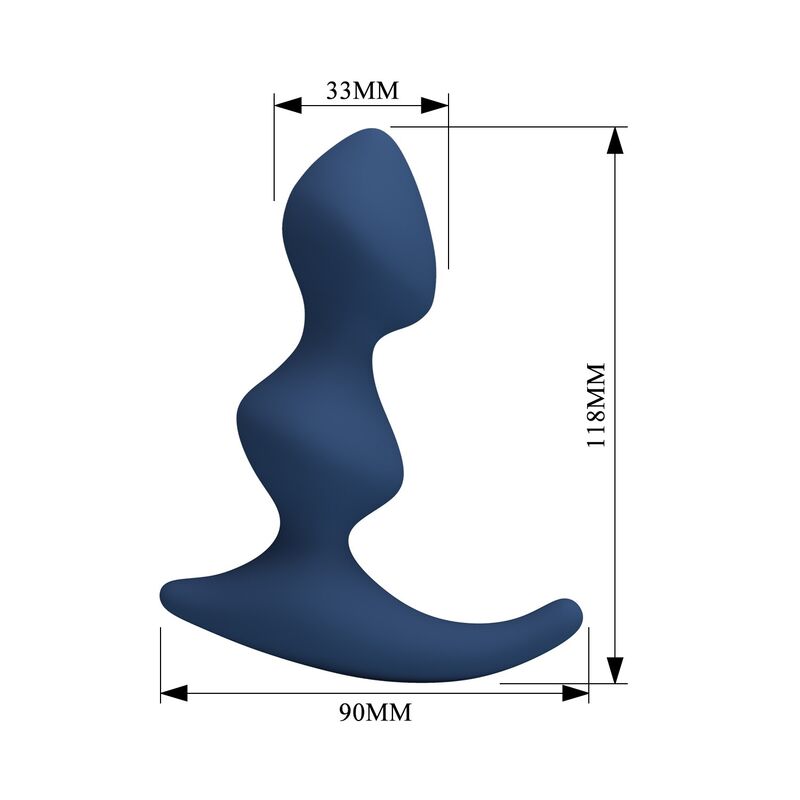 Mr Play - Plug Anal Ergonomique Bleu 5 MR PLAY - PLUG ANAL ERGONOMIQUE BLEU – Image 5