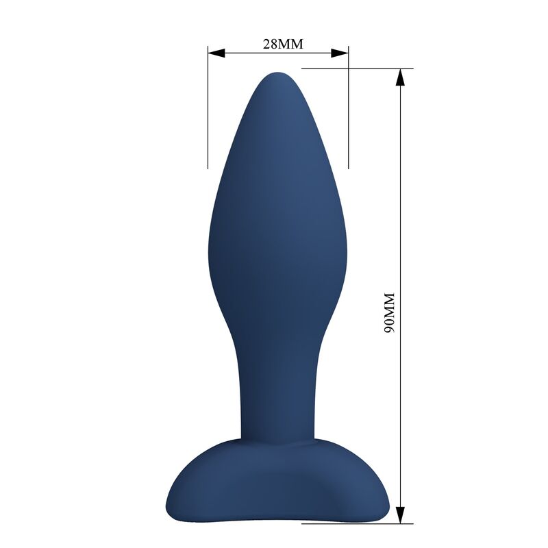 Mr Play - Plug Anal Conique En Silicone Bleu S 5 MR PLAY - PLUG ANAL CONIQUE EN SILICONE BLEU S – Image 5
