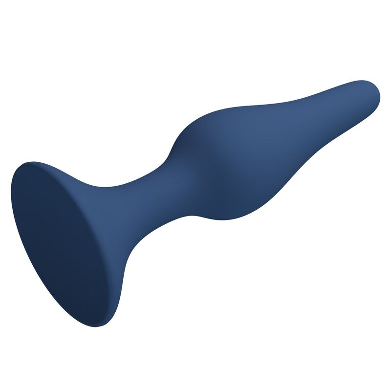 Mr Play - Plug Anal Conique En Silicone Bleu Xl 5 MR PLAY - PLUG ANAL CONIQUE EN SILICONE BLEU XL – Image 5