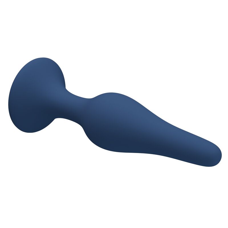 Mr Play - Plug Anal Fin En Silicone Bleu Taille S 5 MR PLAY - PLUG ANAL FIN EN SILICONE BLEU TAILLE S – Image 5