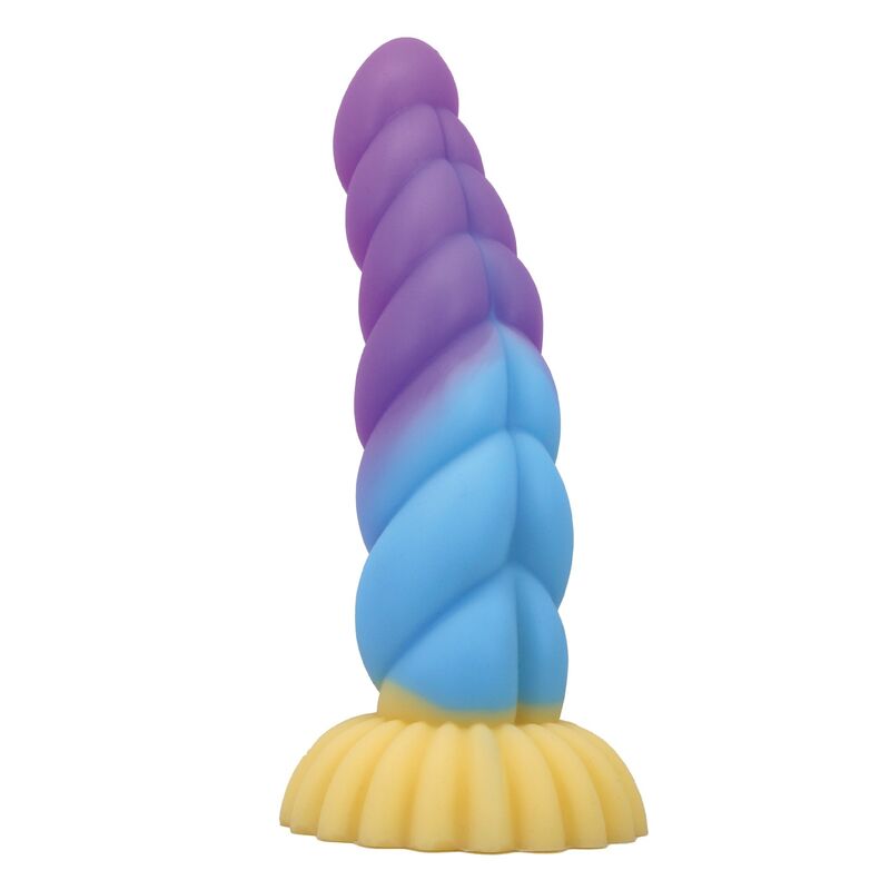 Power Monsters - Godemichet En Silicone Licorne Tricolor Fantasy 22 Cm Ø 5 Cm 4 POWER MONSTERS - GODEMICHET EN SILICONE LICORNE TRICOLOR FANTASY 22 CM Ø 5 CM – Image 4