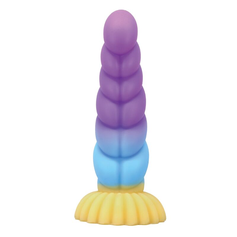 Power Monsters - Godemichet En Silicone Licorne Tricolor Fantasy 22 Cm Ø 5 Cm 2 POWER MONSTERS - GODEMICHET EN SILICONE LICORNE TRICOLOR FANTASY 22 CM Ø 5 CM – Image 2
