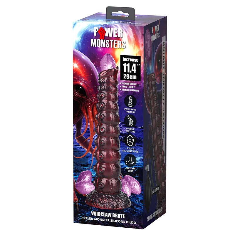Power Monsters - Voidclaw Brute Gonflable En Silicone Bicolor 29 Cm Ø 5,7 Cm 2 POWER MONSTERS - VOIDCLAW BRUTE GONFLABLE EN SILICONE BICOLOR 29 CM Ø 5,7 CM – Image 2