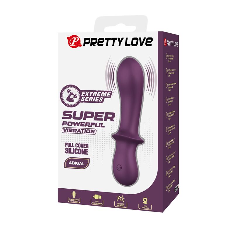 Pretty Love - Vibrateur Rechargeable Abigail 10 Fonctions Violet 3 PRETTY LOVE - VIBRATEUR RECHARGEABLE ABIGAIL 10 FONCTIONS VIOLET – Image 3