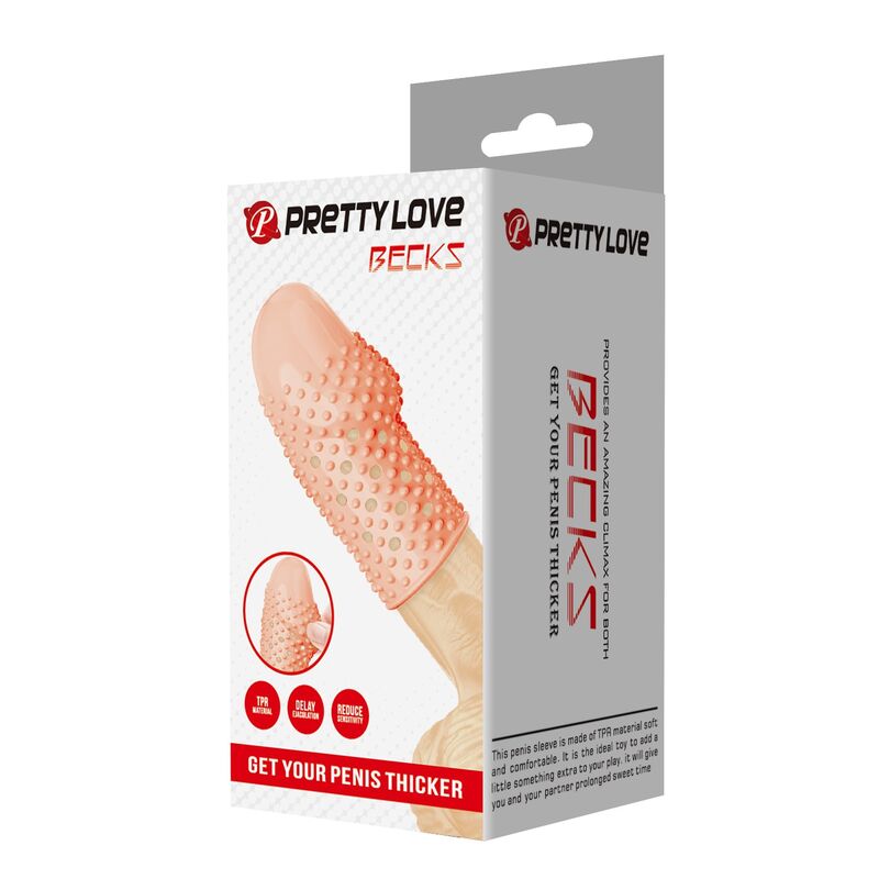 Pretty Love - Manchon Pénis Pour Geek - Gagnez En Épaisseur - Couleur Naturelle 3 PRETTY LOVE - MANCHON PÉNIS POUR GEEK - GAGNEZ EN ÉPAISSEUR - COULEUR NATURELLE – Image 3