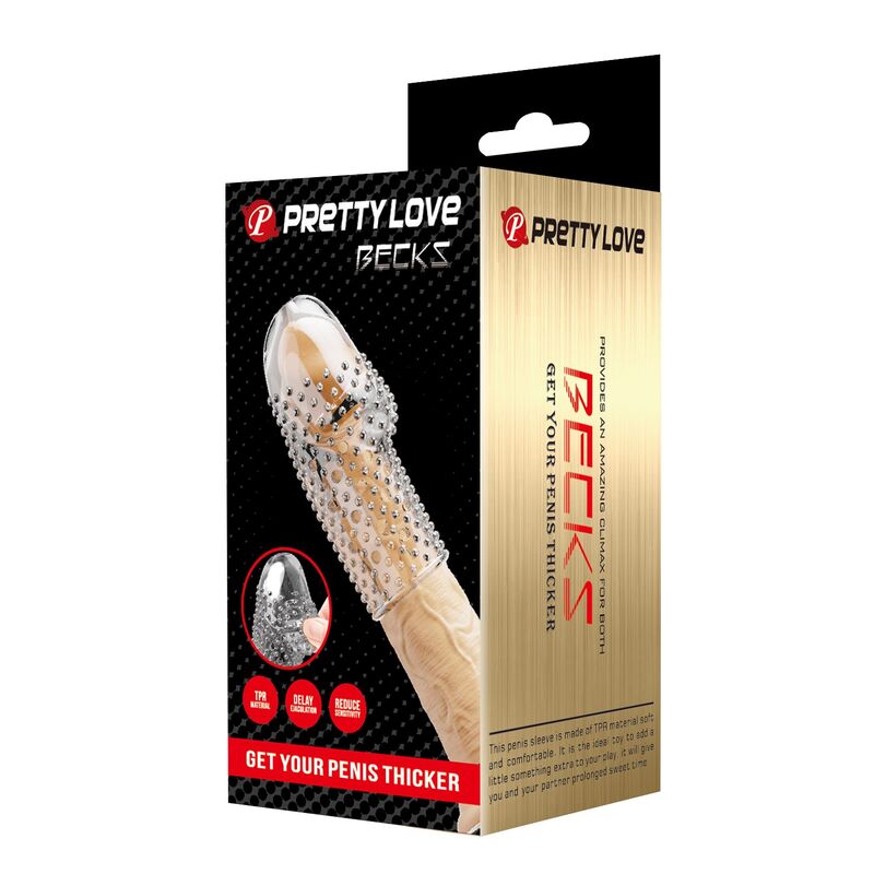 Pretty Love - Manchon Pénis Pour Geek - Gagnez En Épaisseur - Transparent 3 PRETTY LOVE - MANCHON PÉNIS POUR GEEK - GAGNEZ EN ÉPAISSEUR - TRANSPARENT – Image 3
