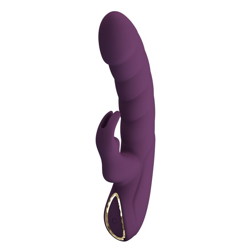 Pretty Love - Vibrateur Lapin Rechargeable Harper 10 Fonctions Violet 2 PRETTY LOVE - VIBRATEUR LAPIN RECHARGEABLE HARPER 10 FONCTIONS VIOLET – Image 2