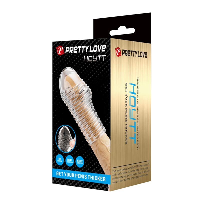 Pretty Love - Manchon Pénis Hottt Pour Un Pénis Plus Épaisse Transparent 3 PRETTY LOVE - MANCHON PÉNIS HOTTT POUR UN PÉNIS PLUS ÉPAISSE TRANSPARENT – Image 3