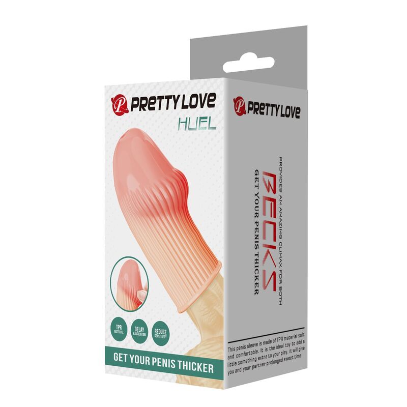 Pretty Love - Manchon Pénis Huel Pour Un Pénis Plus Épaisse Couleur Chair 3 PRETTY LOVE - MANCHON PÉNIS HUEL POUR UN PÉNIS PLUS ÉPAISSE COULEUR CHAIR – Image 3