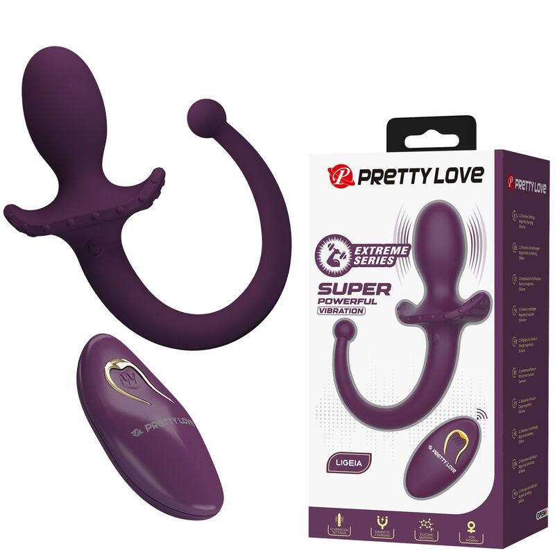 Pretty Love - Lioea Plug Anal Vibrant Avec Queue 12 Fonctions Télécommande Violette 2 PRETTY LOVE - LIOEA PLUG ANAL VIBRANT AVEC QUEUE 12 FONCTIONS TÉLÉCOMMANDE VIOLETTE – Image 2
